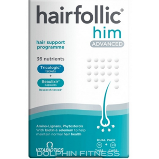 Vitabiotics Hairfollic Him Advanced 30 Capsules + 30 Tablets