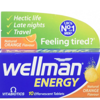 Vitabiotics Wellman Energy 10 Effervescent Tablets