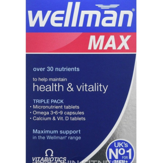 Vitabiotics Wellman Max 28 Capsules + 28 Tablets + 28 Tablets