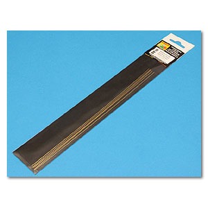 Латунные круглые прутки диаметром 1,0 мм, длиной 250 мм, 5 шт. (доставка в течение 3–5 недель)