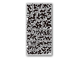 Шаблон камуфляжа «Горошек» для немецкого танка времён Второй мировой войны 1/72