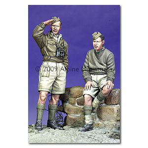 Набор «Британская бронетанковая команда» (2 фигурки и щенок)