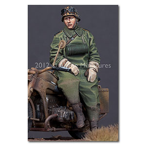 Немецкий водитель мотоцикла