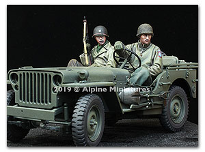 Набор для экипажа американского джипа времен Второй мировой войны - 2 фиги