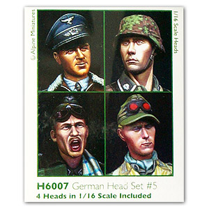 Немецкий набор голов 1/16
