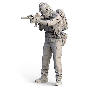 Боец спецназа армии США «Зелёные береты», 3-й батальон, Афганистан, 2011–2012 гг.