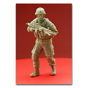 Стрелок из SAW армии США в Афганистане