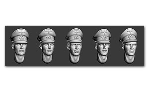 Фуражки немецкие офицерские (Вторая мировая война) (комплект 1)