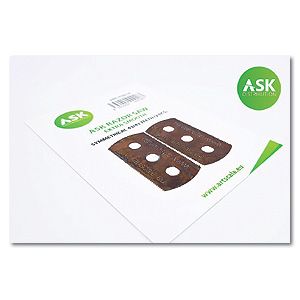 Пила-бритва ASK - особо гладкая симметричная 43/43 зуба, 2 шт.