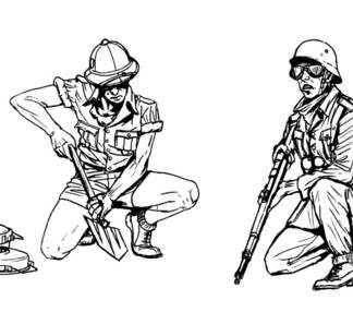 DAK Infantry (2 фиг.) (поставка в течение 3–5 недель)