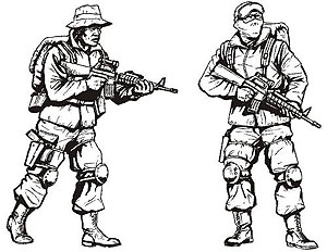 «Морские котики» ВМС США (2 рис.) (доставка в течение 3–5 недель)