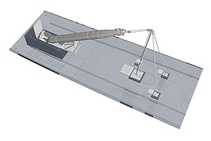 1/72 U-Boot IX носовая торпеда с лебедкой и тележкой для Revell