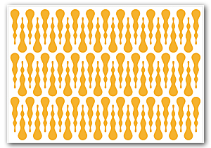 Маска с рисунком пламени, предварительно вырезанная - S