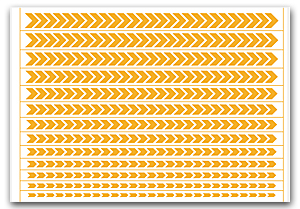 СТРЕЛКА ПРЕДУПРЕЖДАЮЩИЙ ЗНАК МАСКА-L