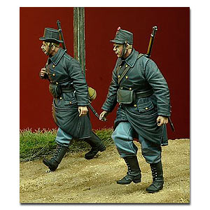 Бельгийская пехота в пешем строю времён Первой мировой войны, 1914-1915 гг.