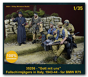 Got mit Uns Fallschirmjagers в Италии для BMW R75