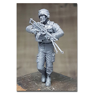 Австралийский солдат с миними