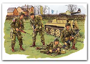 Воздушно-десантная операция армии США. Версаль, 1945 г.