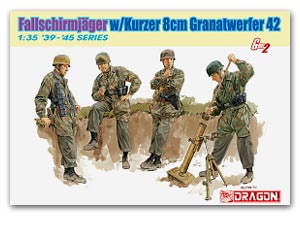 Fallschirmjager с Kurzer 8cm Granatwerfer 42