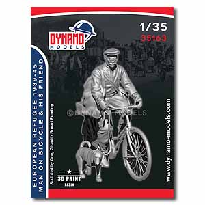 Гражданский – Беженец на велосипеде и его друг