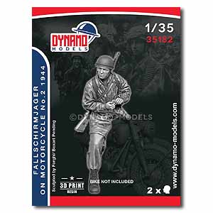 Fallschirmjager на мотоцикле №2 — Нормандия, 1944 г.