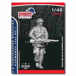 Американский десантник «Стрелок» марширует (Нормандия, 1944) № 1