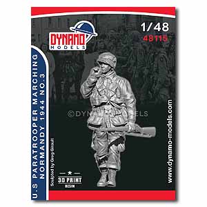 Американский десантник «Стрелок» марширует (Нормандия, 1944) № 3
