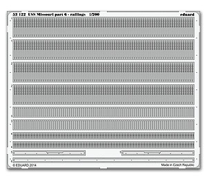 1/200 USS Missouri, часть 6 — перила (ожидание заказа 3–5 недель)