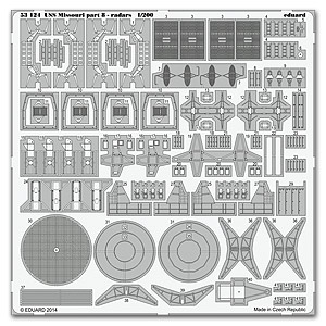 1/200 USS Missouri, часть 8 — радары (ожидание заказа 3–5 недель)
