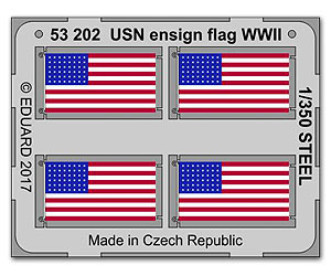 Флаг ВМС США времен Второй мировой войны, сталь (под заказ 3–5 недель)
