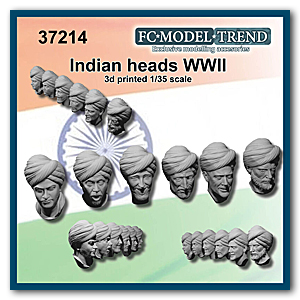 Головы индейцев Второй мировой войны (В наличии)