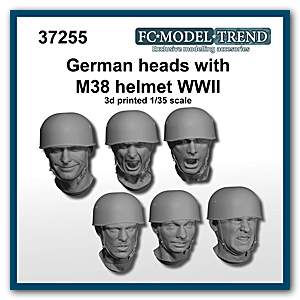 Немецкие головы в касках М38 времен Второй мировой войны (В НАЛИЧИИ)