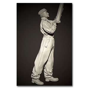 Танкер Ваффен-СС заряжает боеприпасы №1