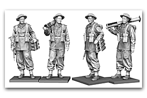 Британский комплект PIAT (2 фиг.)