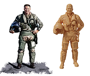 1/72 Летчик-истребитель для F-35A/B/C