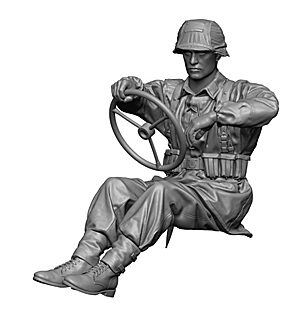 1/24 Водитель танка Waffen ss Kubelwagen времен Второй мировой войны (этот товар требует отложенного заказа: 3–4 недели)