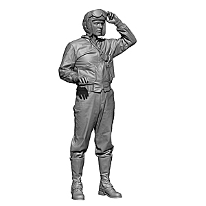 1/48 Американский командир танка времен Второй мировой войны4