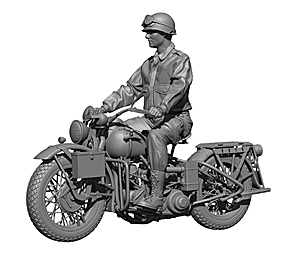 Парадный костюм Американский гонщик времен Второй мировой войны, включая велосипед (этот товар требует отложенного заказа: 3–4 недели)