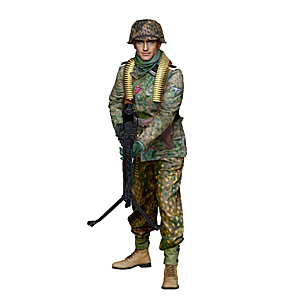 Стрелок СС MG42 времен Второй мировой войны