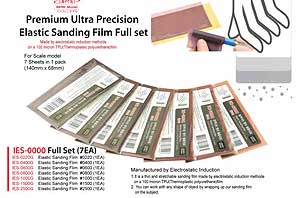 Набор шлифовальных пленок Premium Ultra Precision Eastic (№ 220–2500, по 1 шт.)