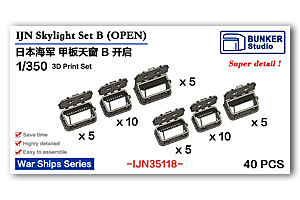 1/350 IJN Skylight Set B Open