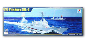 Ракетный эсминец класса «Арли Берк» USS Pinckney DDG-91 масштаба 1/200