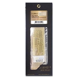 Латунная мачта IOWA и ультратонкая деревянная палуба для Tamiya 31616, цвет тик