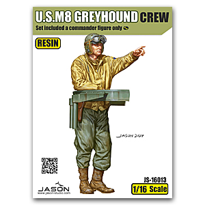 Фигурка командира M8 Greyhound 1/16