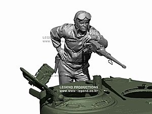 Американский танковый стрелок времен Второй мировой войны