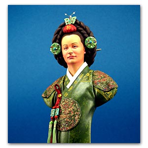 Бюст императрицы Кореи, 19 г. н.э. (Серебряная медаль на Европейских военных играх 2003 г.)