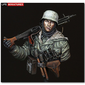 Наводчик MG42 дивизии Тотенкопф, Харьков, 1943 г. (мини-бюст LM-B023)