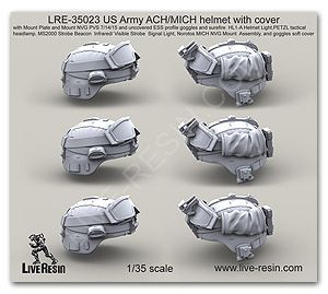 Шлем армии США ACH/MICH с чехлом, монтажной пластиной и креплением для очков ночного видения PVS 14.07.15