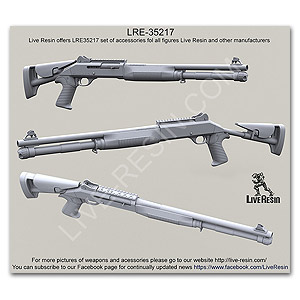 M1014 (Benelli M4 Super 90) с открытым и закрытым прикладом