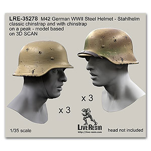 Немецкий стальной шлем М42 времён Второй мировой войны - Stahlhelm 42, классический подбородочный ремень